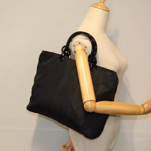 PRADA Hand Bag Nylon Black Auth ep4308 - Picture 14 of 16